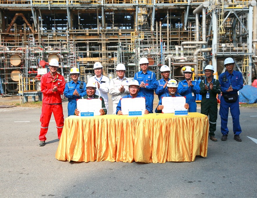 Hoàn thành bảo dưỡng phân xưởng chưng cất dầu thô Nhà máy Lọc dầu Dung Quất