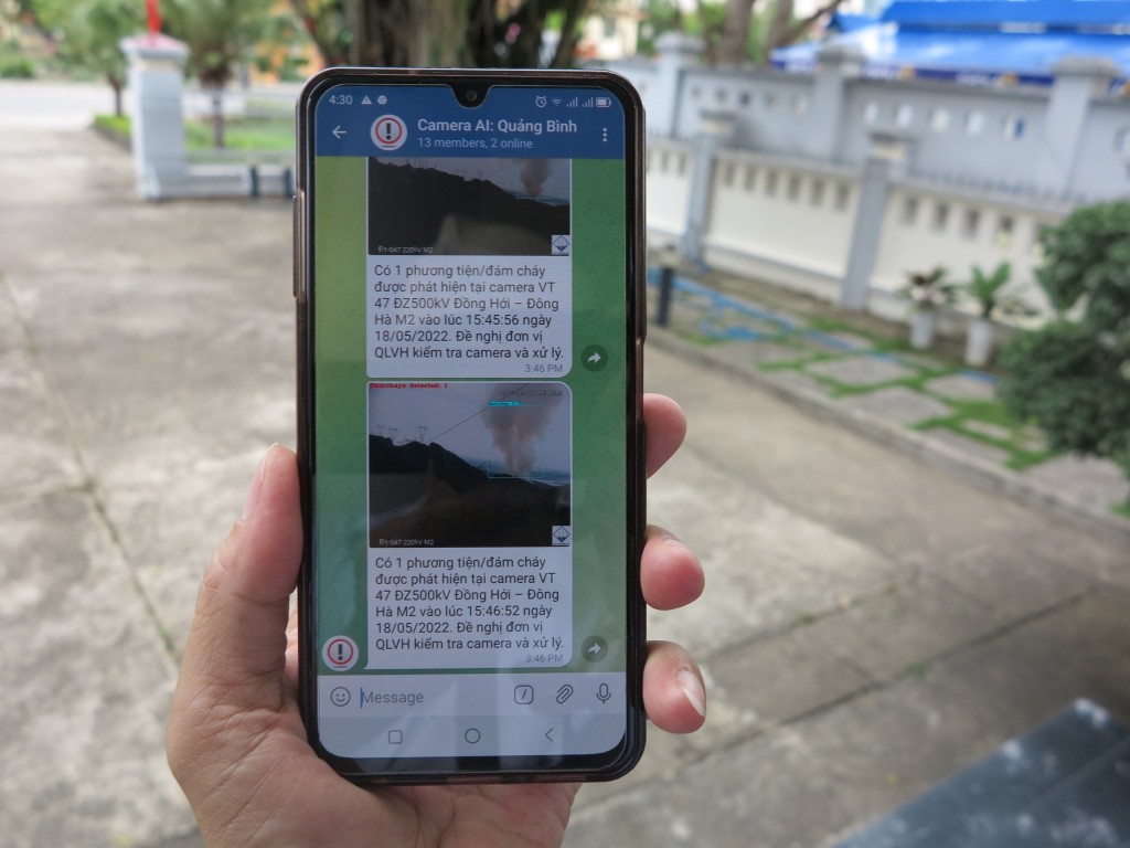 TTĐ Quảng Bình: Hiệu quả từ lắp đặt camera tích hợp AI phát hiện cháy rừng