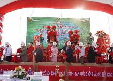 Động thổ dự án ‘Khu Liên hiệp nông nghiệp công nghệ cao Tín Thành’