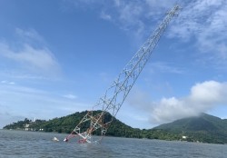 Kiên Giang: Điều tra nguyên nhân gây sự cố trụ điện trên biển