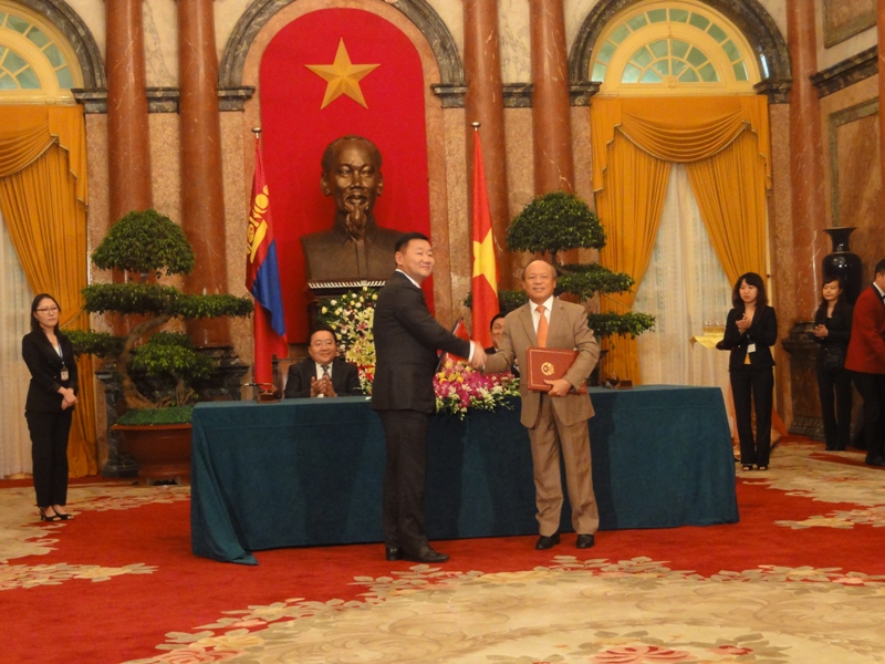 Việt Nam và Mông Cổ mở rộng hợp tác trong lĩnh vực dầu khí