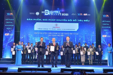 EVNGENCO 3 nhận giải thưởng ‘sản phẩm, giải pháp công nghệ số tiêu biểu 2021’