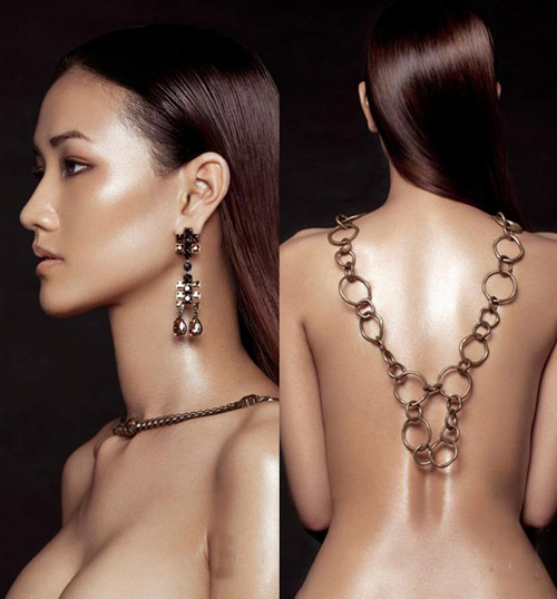 Maya "lột đồ" quyến rũ khi thực hiện chụp sản phẩm