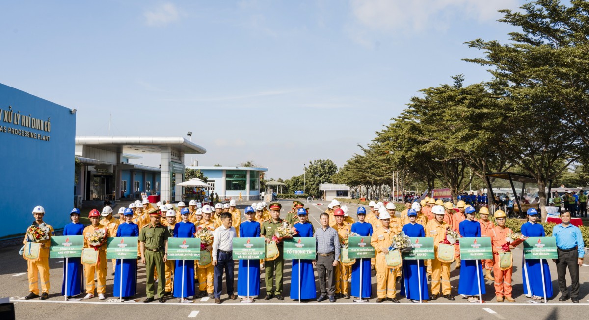 PV GAS tổ chức Hội thao phòng cháy chữa cháy và cứu nạn cứu hộ năm 2024