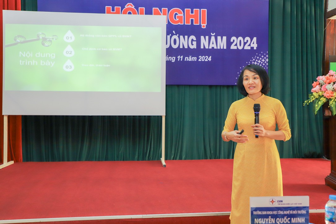 Hội nghị tập huấn môi trường 2024 - EVNGENCO2 khẳng định quyết tâm bảo vệ môi trường