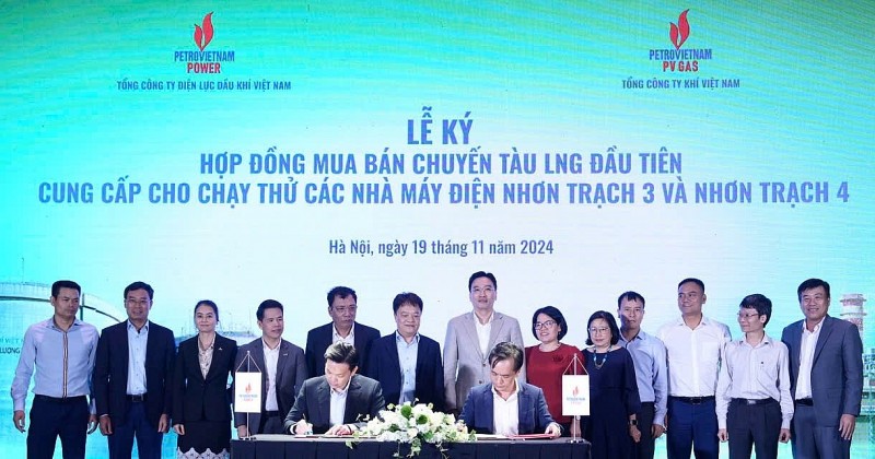 Hợp đồng mua khí nhiên liệu đầu tiên cho Nhiệt điện LNG Nhơn Trạch 3 và 4 đã được ký kết