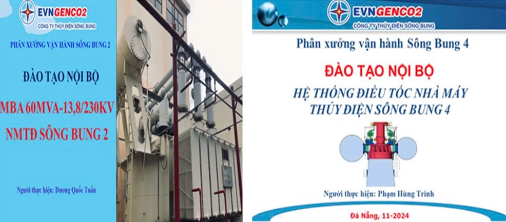 Công ty Thủy điện Sông Bung đẩy mạnh công tác đào tạo nội bộ