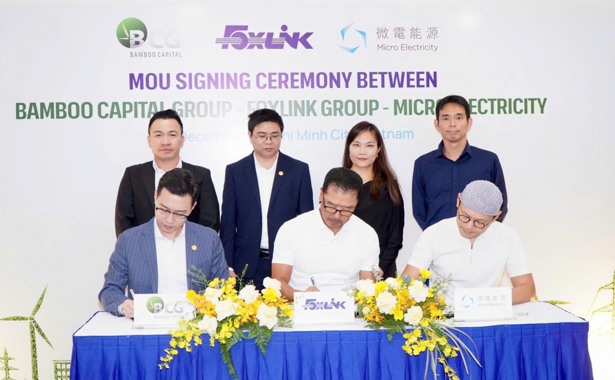 Liên minh năng lượng tái tạo của Bamboo Capital, Foxlink và Micro Electricity