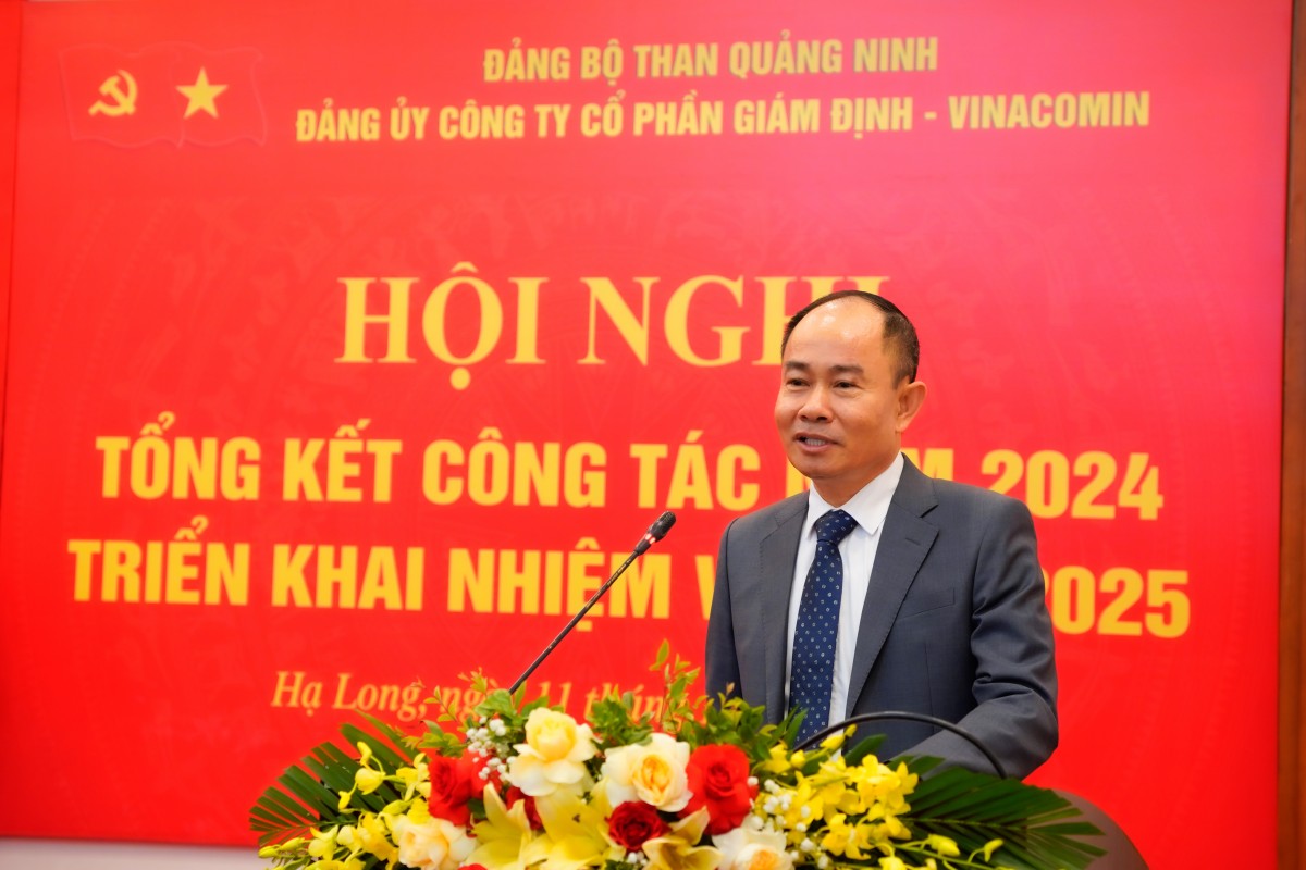 Đảng bộ Công ty CP Giám định - Vinacomin tổng kết công tác Đảng 2024, triển khai nhiệm vụ năm 2025