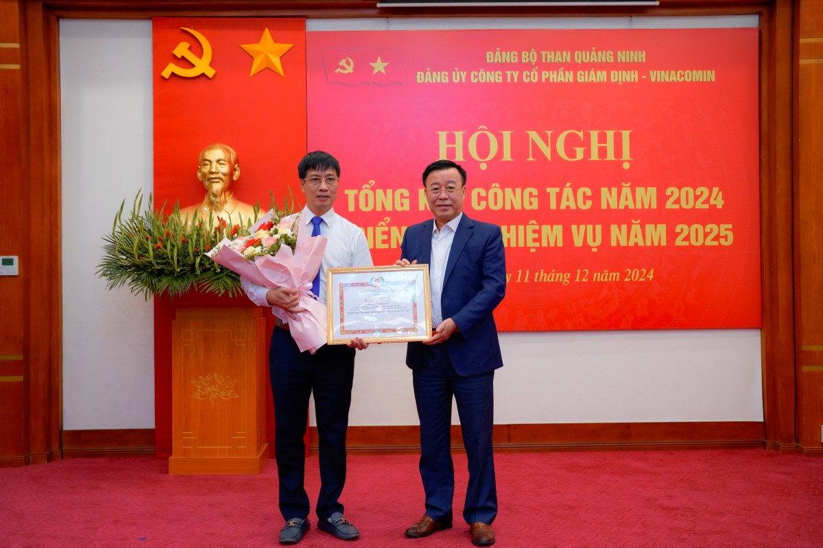 Đảng bộ Công ty CP Giám định - Vinacomin tổng kết công tác Đảng 2024, triển khai nhiệm vụ năm 2025