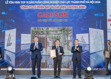 CADI-SUN trong Top 10 sản phẩm công nghiệp chủ lực của TP Hà Nội năm 2024