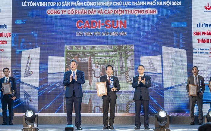 CADI-SUN trong Top 10 sản phẩm công nghiệp chủ lực của TP Hà Nội năm 2024