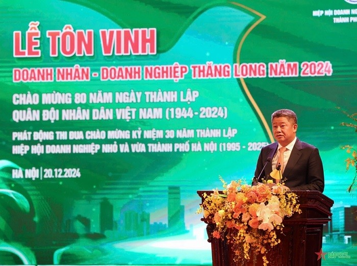 CADI-SUN nhận bằng khen tại Lễ tôn vinh doanh nhân, doanh nghiệp Thăng Long 2024