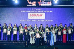 CADI-SUN lần thứ 10 liên tiếp trong Top 500 doanh nghiệp lớn nhất Việt Nam