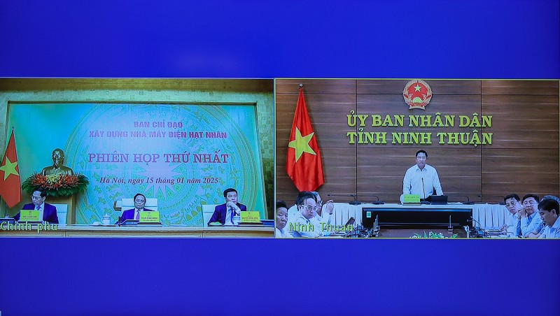 Ban Chỉ đạo xây dựng nhà máy điện hạt nhân Việt Nam họp phiên thứ nhất