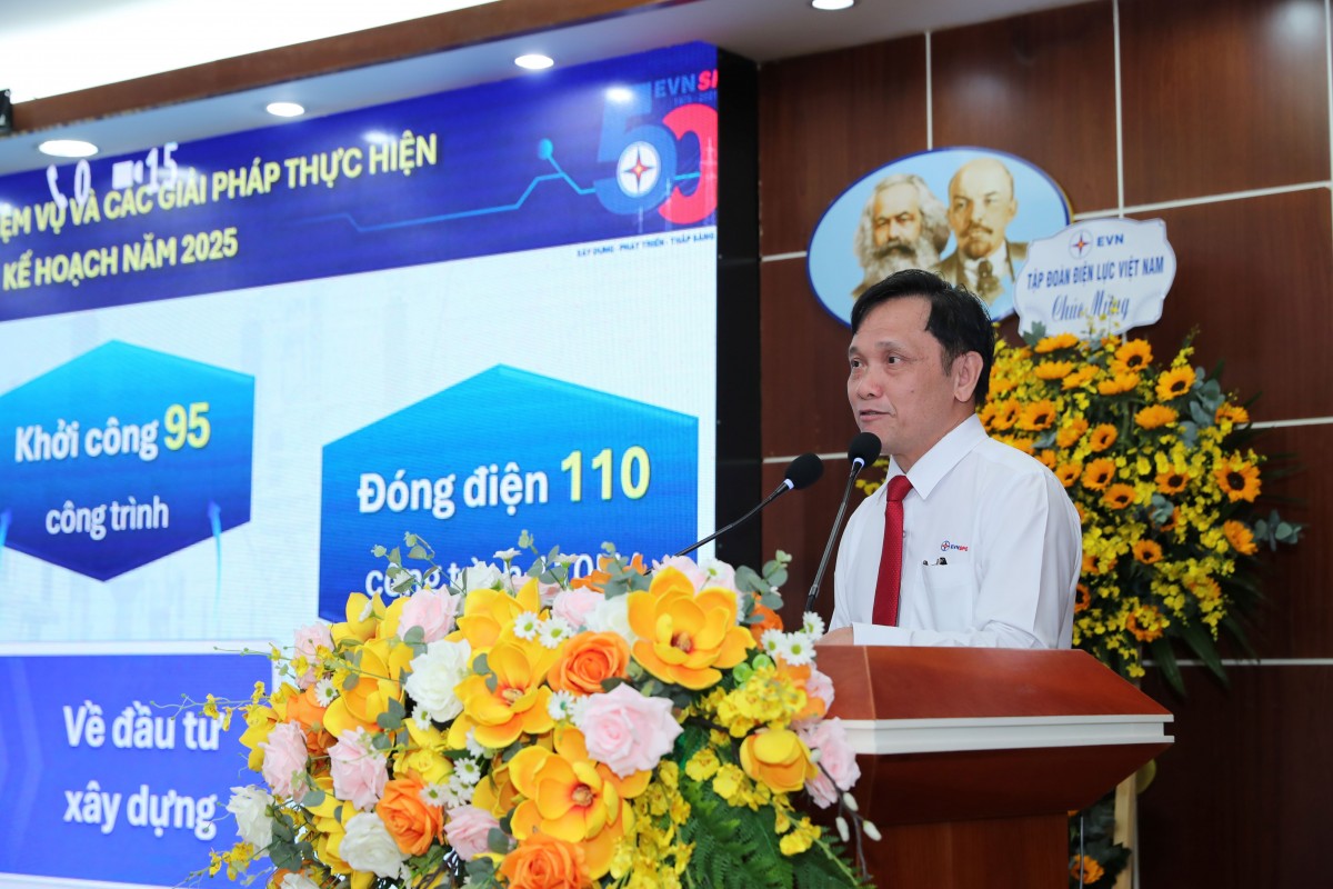 EVNSPC hoàn thành xuất sắc, toàn diện nhiệm vụ năm 2024