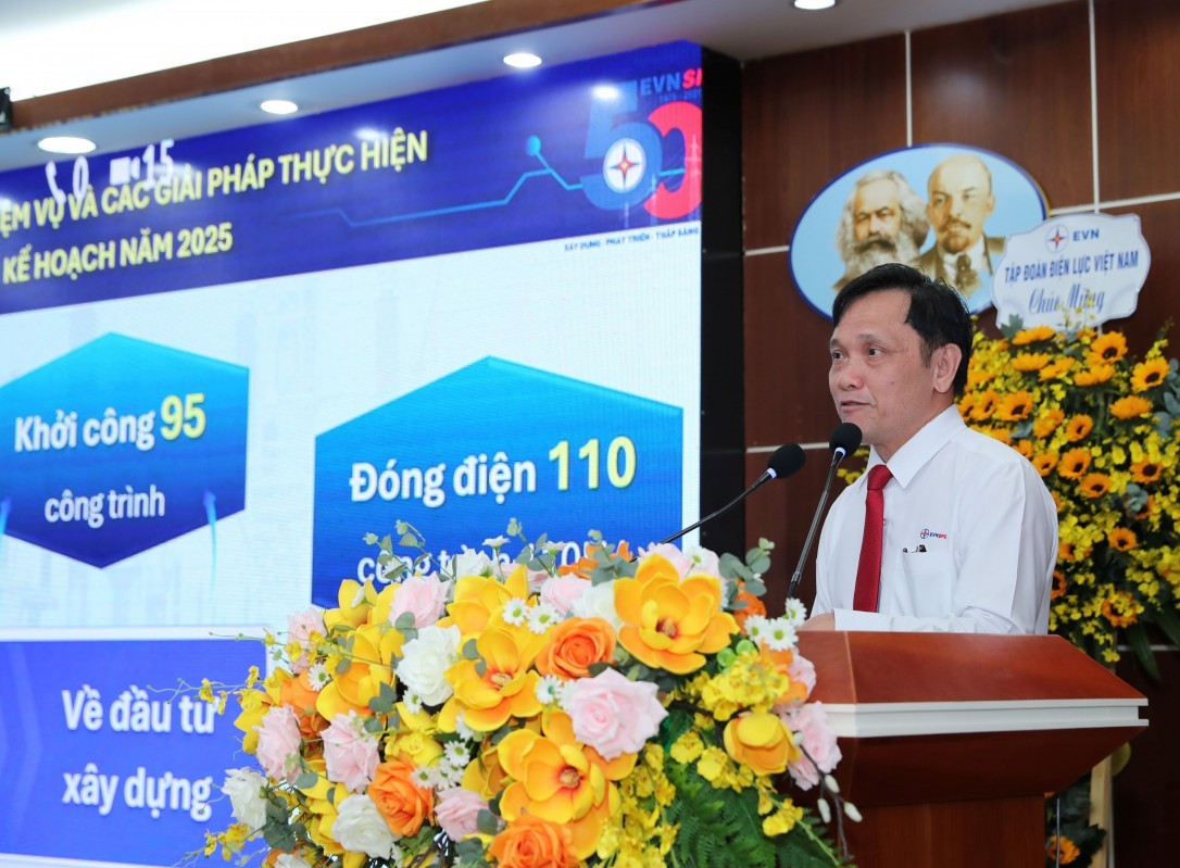 EVNSPC hoàn thành xuất sắc, toàn diện nhiệm vụ năm 2024