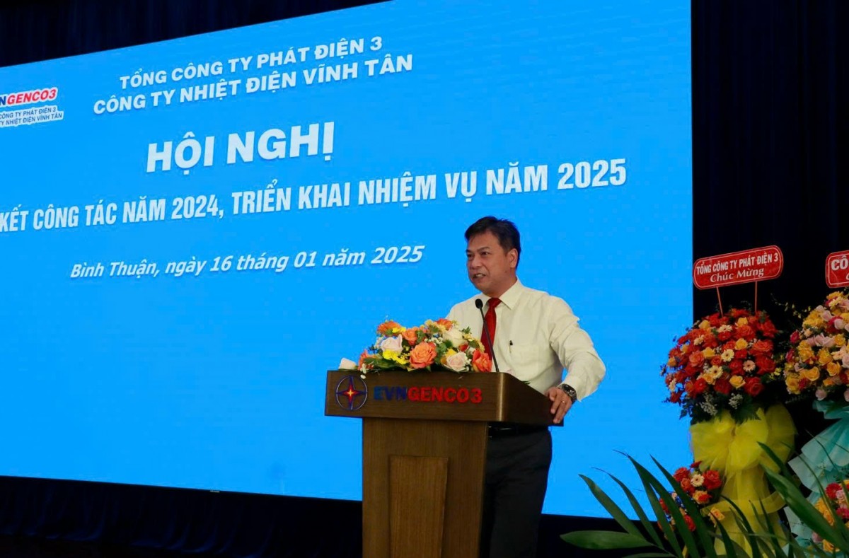 Công ty Nhiệt điện Vĩnh Tân hoàn thành xuất sắc nhiệm vụ sản xuất năm 2024