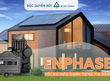 Alena Energy phân phối độc quyền Microinverter Enphase - Giải pháp điện mặt trời hiệu quả, an toàn