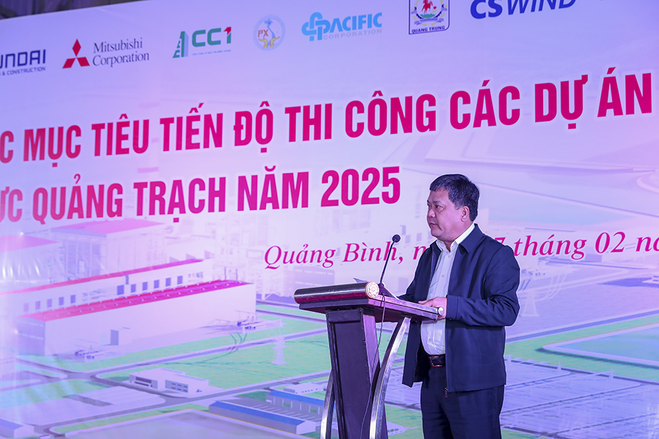 Mục tiêu tiến độ thi công các dự án tại Trung tâm Điện lực Quảng Trạch năm 2025