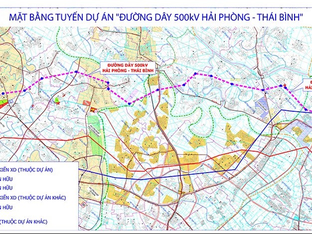 Chấp thuận chủ trương đầu tư, nhà đầu tư dự án đường dây 500kV Hải Phòng - Thái Bình