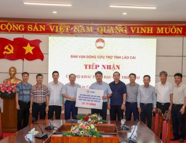 EVN ủng hộ Yên Bái và Lào Cai mỗi tỉnh 1 tỷ đồng khắc phục hậu quả bão số 3