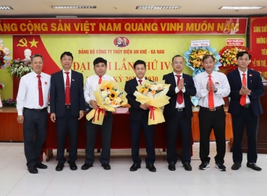 Đại hội Đảng bộ Công ty Thủy điện An Khê - Ka Nak lần thứ IV, nhiệm kỳ 2025-2030