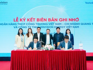 Vietinbank và Envision hợp tác hướng đến phát triển các dự án năng lượng sạch tại Việt Nam