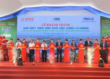 Khánh thành Nhà máy điện Sinh khối Hậu Giang