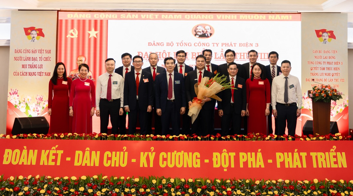 Đại hội Đảng bộ Tổng Công ty Phát điện 3 lần thứ VIII, nhiệm kỳ 2025-2030