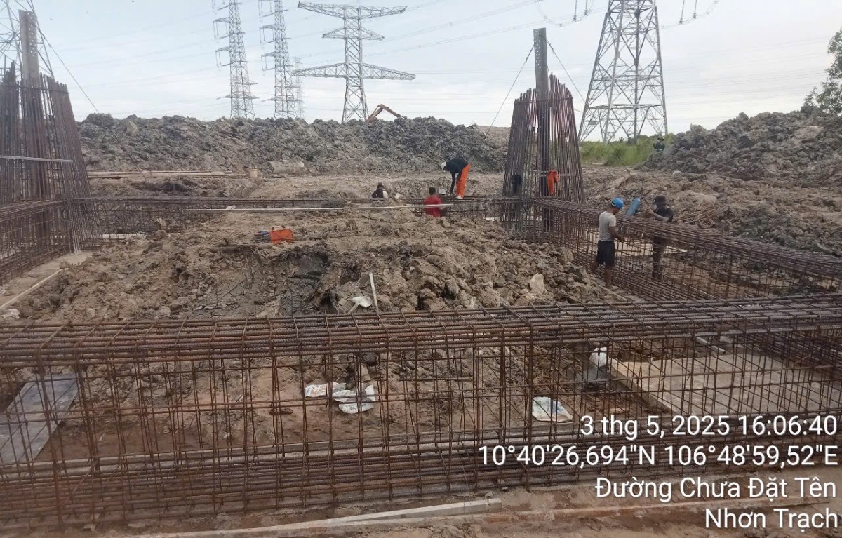 Cập nhật tiến độ dự án giải tỏa công suất Nhà máy điện Nhơn Trạch 3 (ngày 5/5/2025)