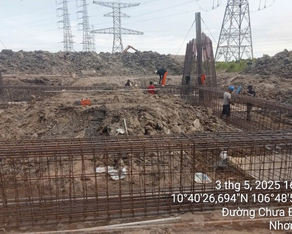 Cập nhật tiến độ dự án giải tỏa công suất Nhà máy điện Nhơn Trạch 3 (ngày 5/5/2025)