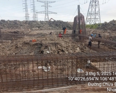 Cập nhật tiến độ dự án giải tỏa công suất Nhà máy điện Nhơn Trạch 3 (ngày 5/5/2025)