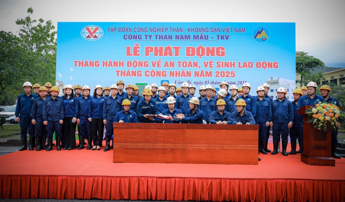 Ngành than hưởng ứng Tháng hành động về an toàn vệ sinh lao động năm 2025
