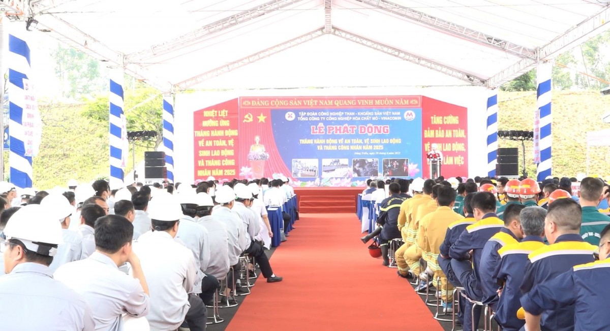 TKV phát động Tháng hành động về an toàn vệ sinh lao động - Tháng Công nhân năm 2025