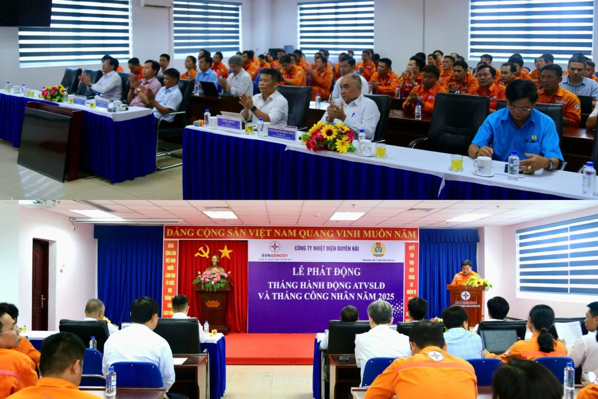 Nhiệt điện Duyên Hải hưởng ứng Tháng hành động về an toàn, vệ sinh lao động năm 2025