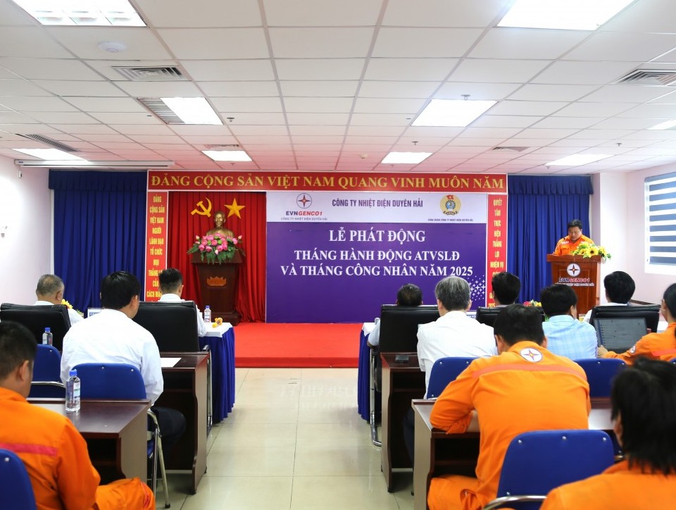 Nhiệt điện Duyên Hải hưởng ứng Tháng hành động về an toàn, vệ sinh lao động năm 2025