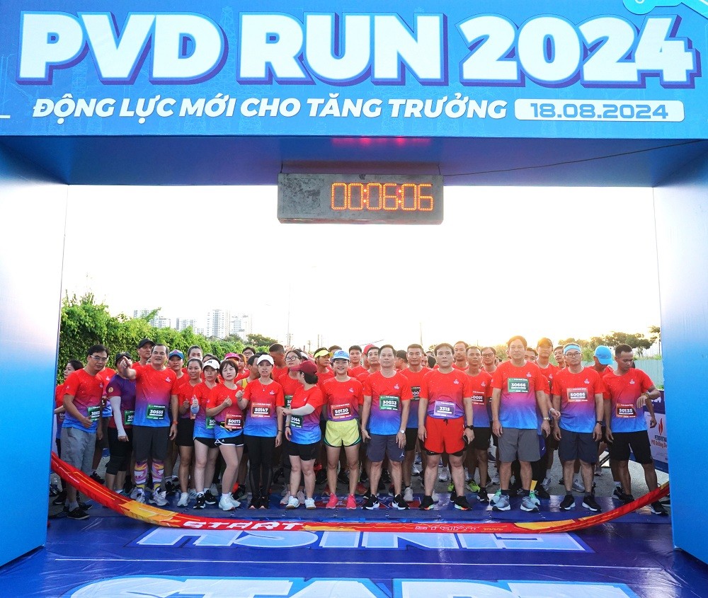 PVD RUN 2025 đã thu hút hơn 1.200 vận động viên đăng ký tham gia