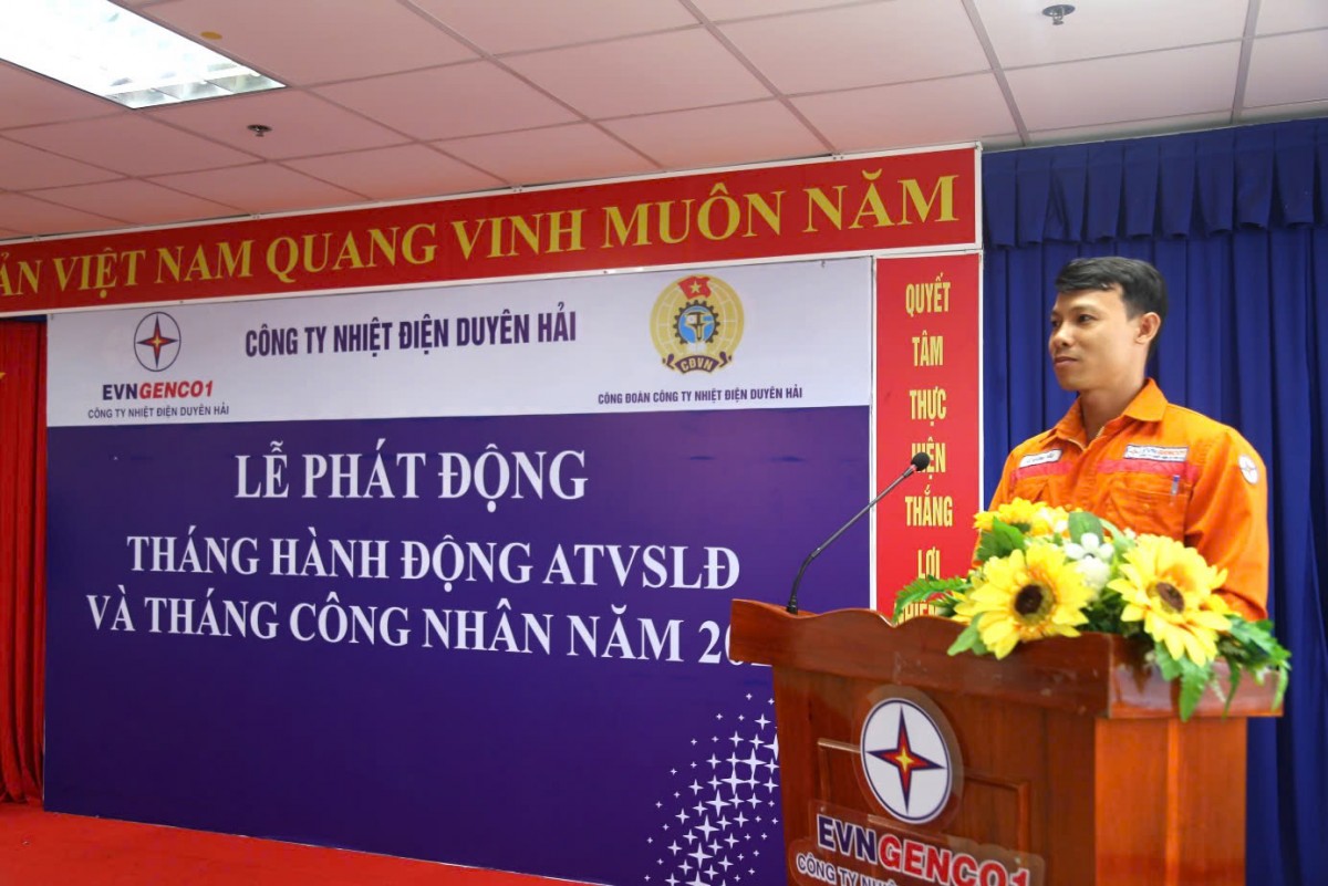 Nhiệt điện Duyên Hải hưởng ứng Tháng hành động về an toàn, vệ sinh lao động năm 2025