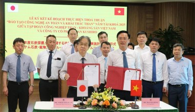 Vinacomin and Kushiro signed an agreement on “Training in coal mining and safety technologies” in 2025
