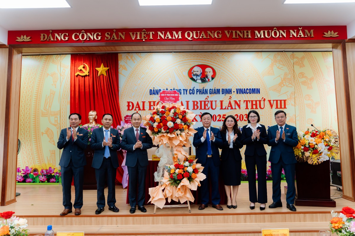 Đảng bộ Công ty Cổ phần Giám định-Vinacomin tổ chức thành công Đại hội lần VIII, nhiệm kỳ 2025-2030