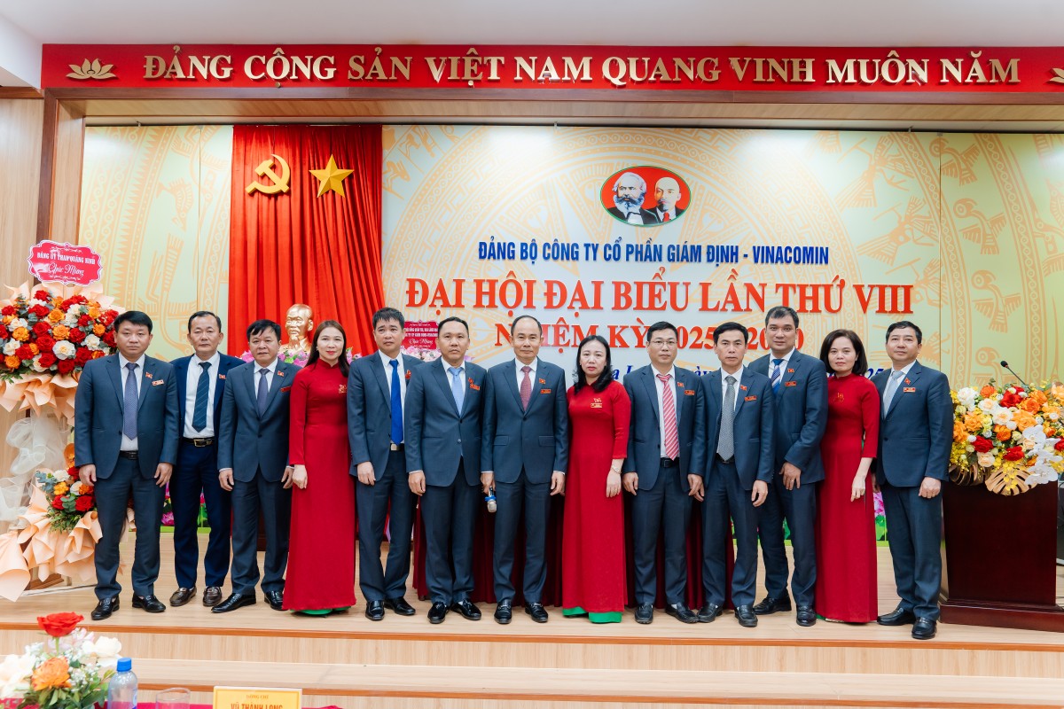 Đảng bộ Công ty Cổ phần Giám định-Vinacomin tổ chức thành công Đại hội lần VIII, nhiệm kỳ 2025-2030