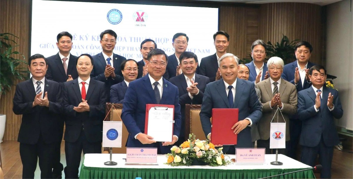 TKV và Trường Đại học Mỏ - Địa chất ký thỏa thuận hợp tác (giai đoạn 2025-2030)