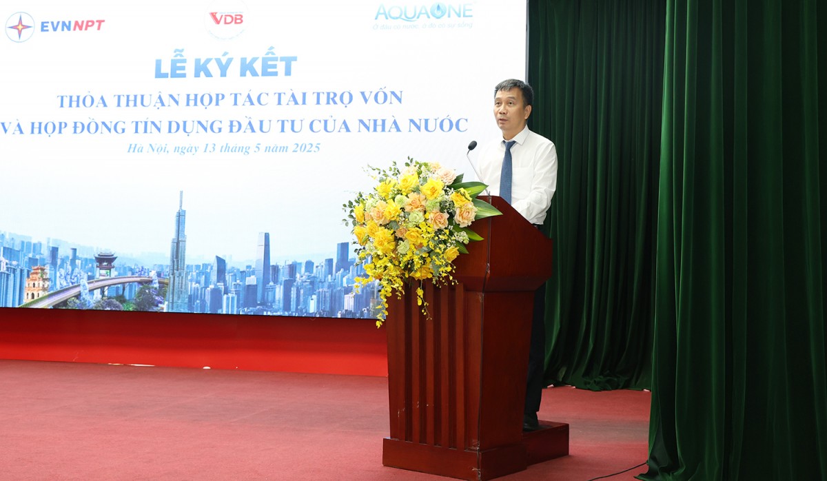 EVNNPT ký thỏa thuận hợp tác tài trợ vốn tín dụng đầu tư của nhà nước với VDB