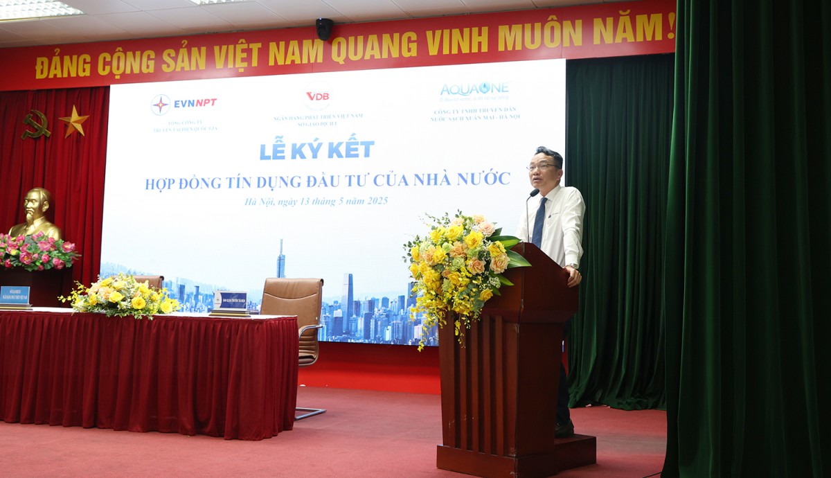 Ký hợp đồng tín dụng đầu tư của nhà nước dự án nâng công suất Trạm biến áp 500kV Hòa Bình