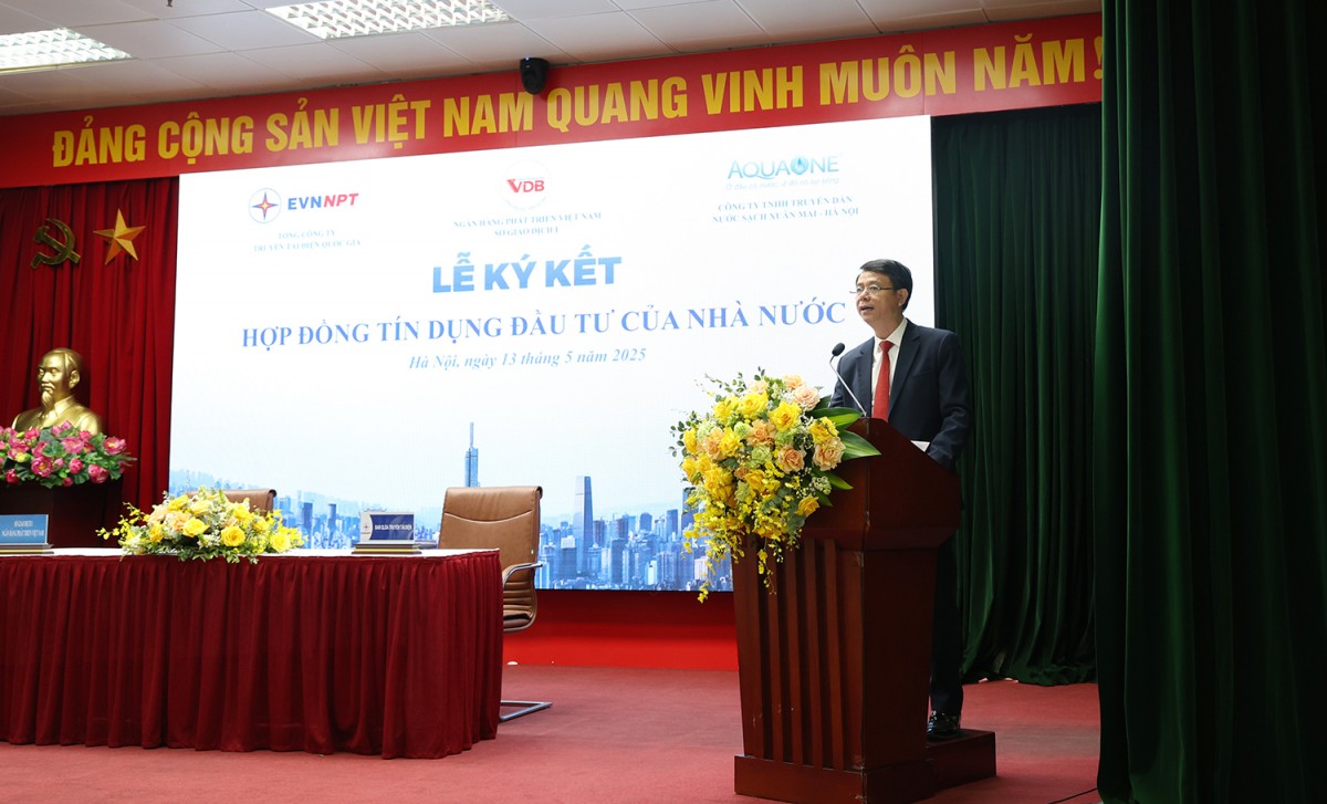 Ký hợp đồng tín dụng đầu tư của nhà nước dự án nâng công suất Trạm biến áp 500kV Hòa Bình