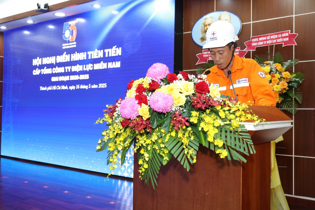 Điện lực miền Nam biểu dương gương điển hình tiên tiến giai đoạn 2020-2025