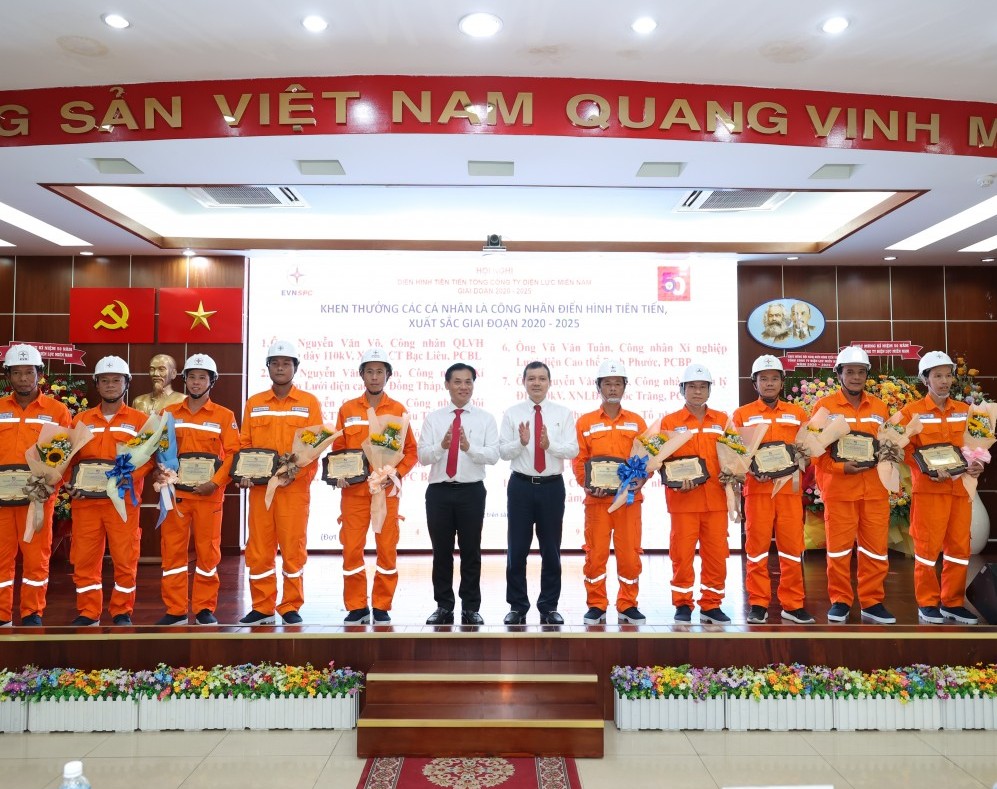 Điện lực miền Nam biểu dương gương điển hình tiên tiến giai đoạn 2020-2025