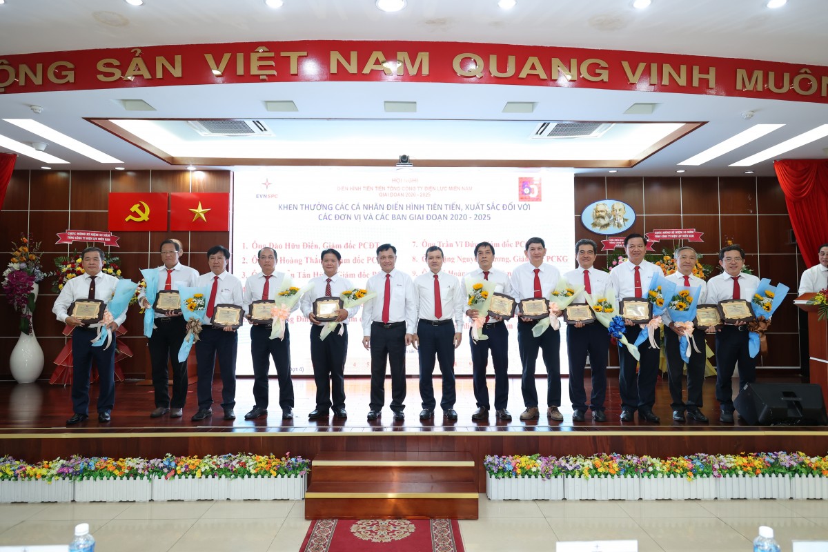 Điện lực miền Nam biểu dương gương điển hình tiên tiến giai đoạn 2020-2025