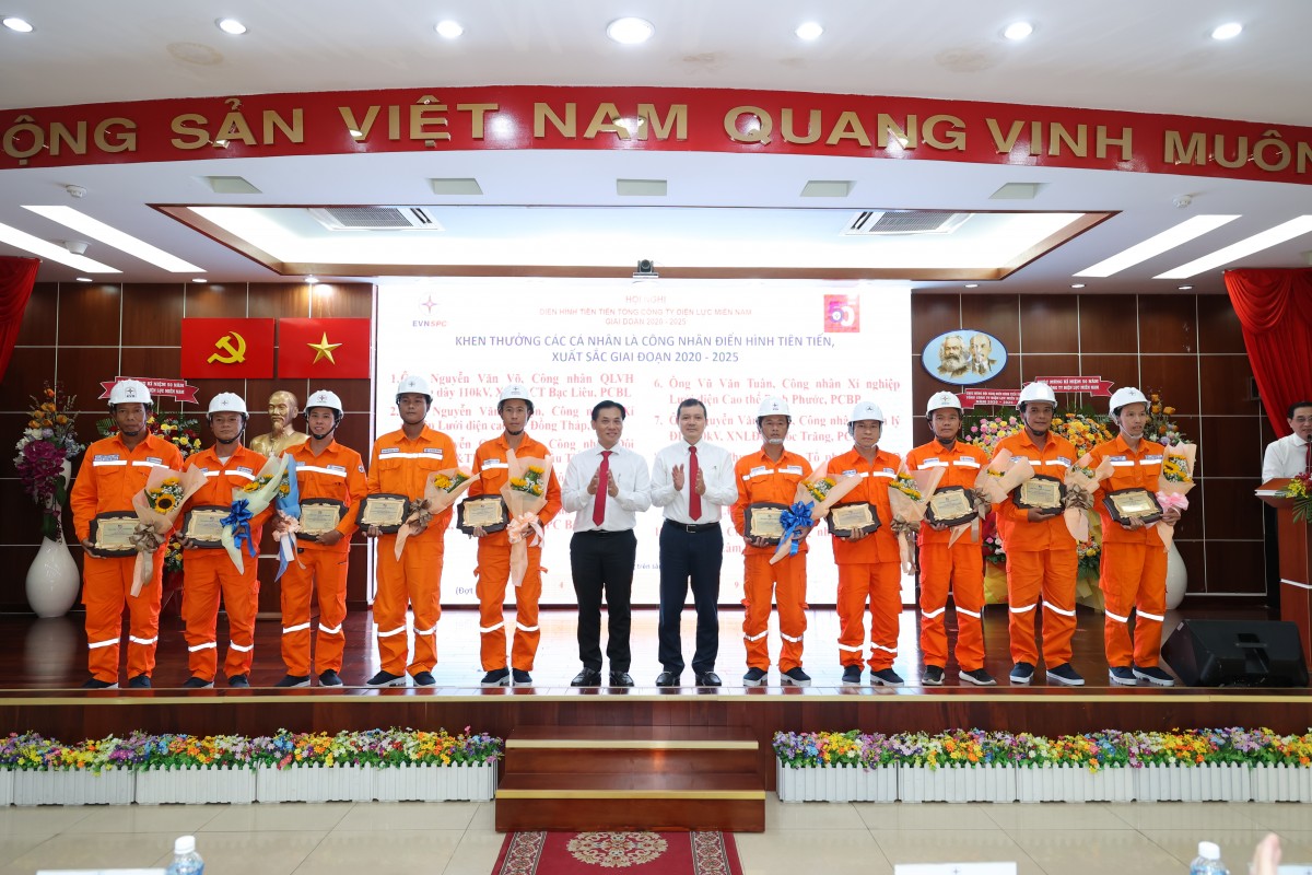 Điện lực miền Nam biểu dương gương điển hình tiên tiến giai đoạn 2020-2025